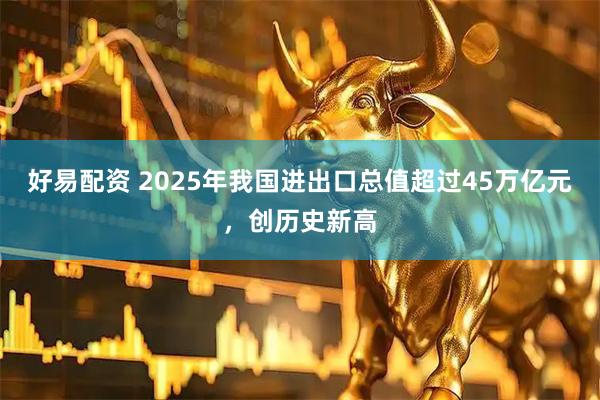 好易配资 2025年我国进出口总值超过45万亿元，创历史新高